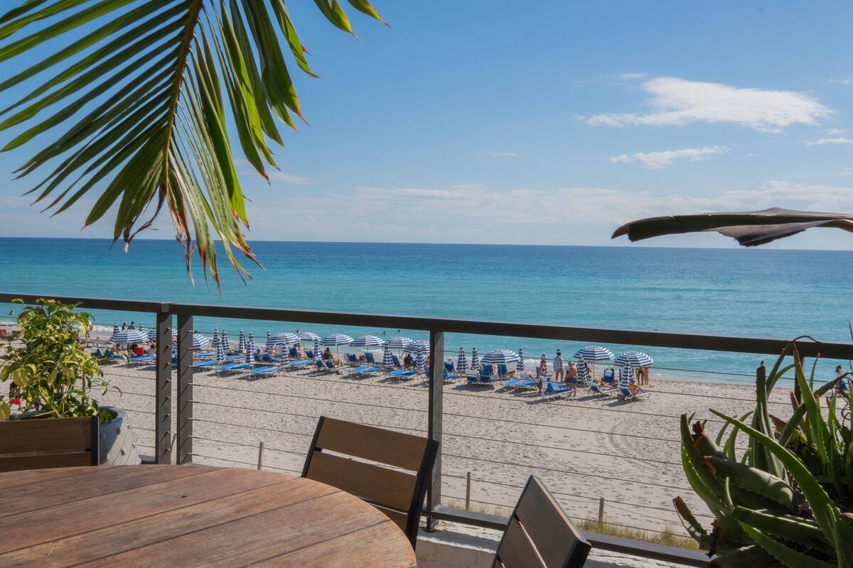 Apartamento de luxo em Miami Beach: piscina, academia e praia