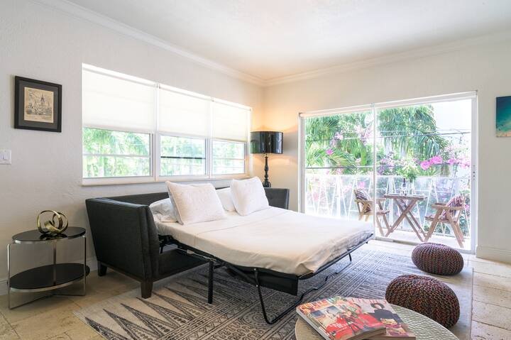 5 ★ ESTACIONAMENTO GRATUITO-VARANDA-CONDOMÍNIO MODERNO EM SOUTH BEACH