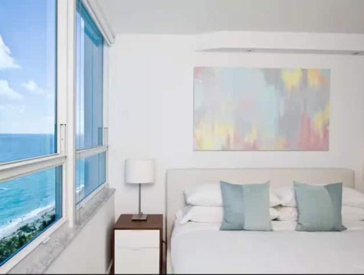 Apartamento à beira-mar com vista para o mar em frente à praia