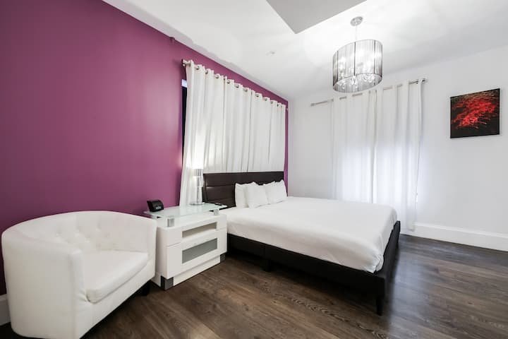 At Mine | Suíte King South Beach com estacionamento