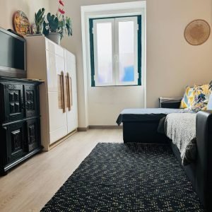 Espaço aconchegante na Praça das Flores