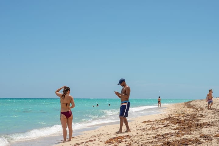 South Beach 1 quarto apto cama king perto Ocean Dr