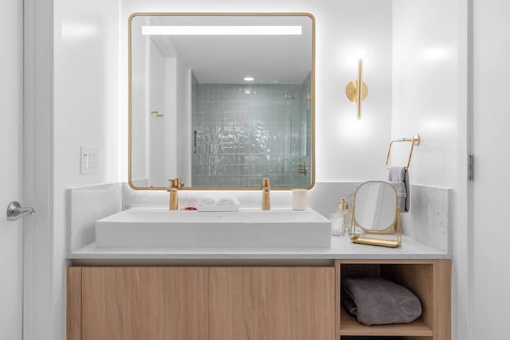 2414 | Estadia chique em Miami com vista para a baía e a cidade | Piscina