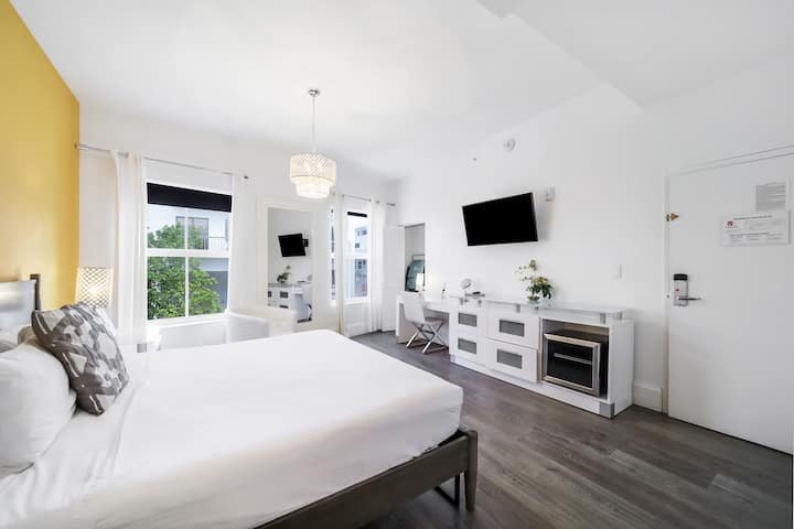 At Mine | Suíte King South Beach com estacionamento