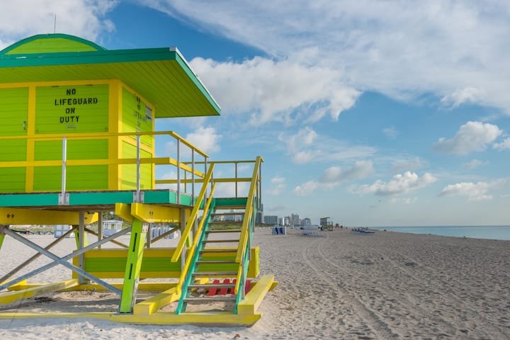 South Beach 1 quarto apto cama king perto Ocean Dr