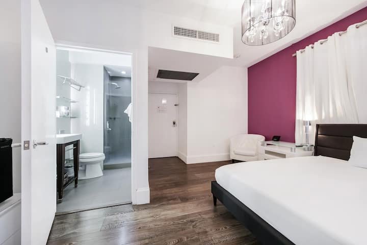 At Mine | Suíte King South Beach com estacionamento