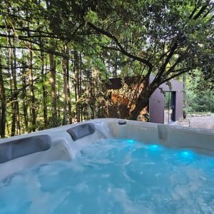 Estúdio de jardim-Jacuzzi