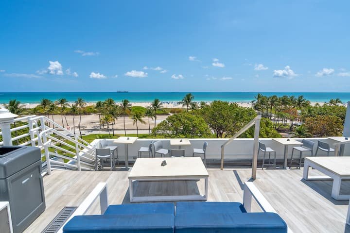 Elegante 1BR – The Strand Ocean Dr + Rooftop Pool!