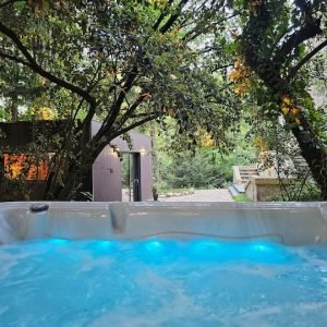 Estúdio de jardim-Jacuzzi