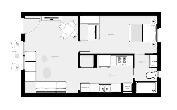 Apartamento tranquilo em South Beach Miami, na Lincoln Road ★★★