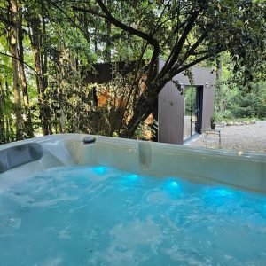 Estúdio de jardim-Jacuzzi