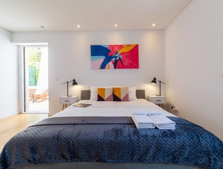 40m2 BD com pátio privado no  coração do centro da cidade