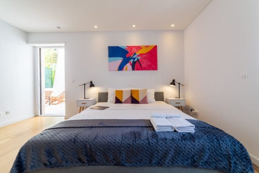 40m2 BD com pátio privado no  coração do centro da cidade