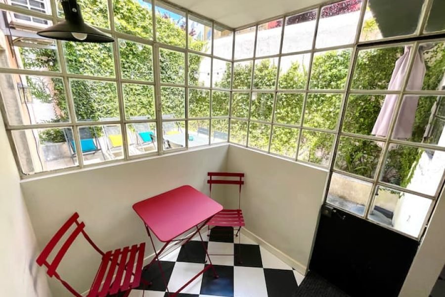 Apartamento aconchegante com terraço encantador