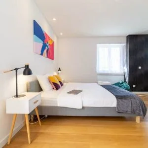 40m2 BD com pátio privado no  coração do centro da cidade