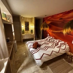 Os jardins secretos e spa ilimitado na Camarga