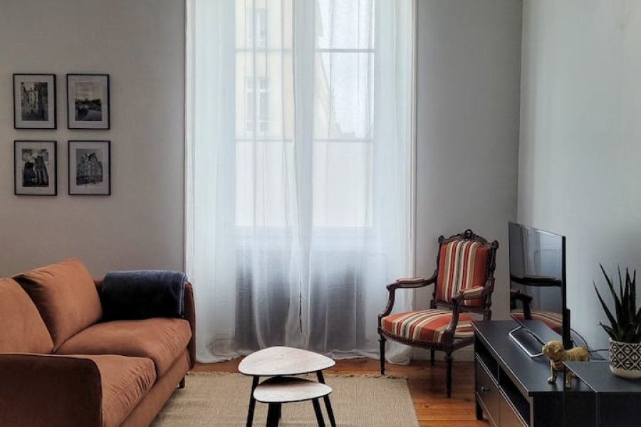 Apartamento espaçoso: centro, estação de trem