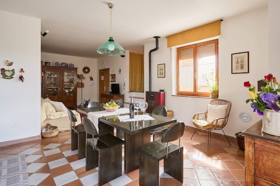 Apartamento toscano com terraço panorâmico em Pienza