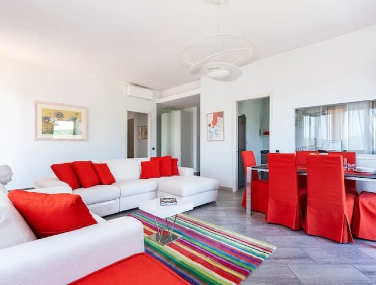 A cobertura vermelha – terraço 2 quartos parque privado