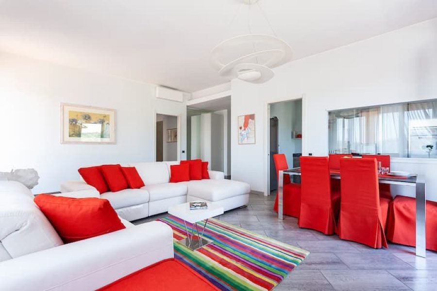 A cobertura vermelha – terraço 2 quartos parque privado