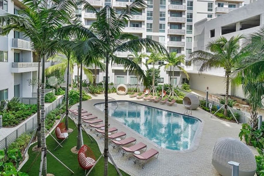 Apartamento tranquilo com uma cama