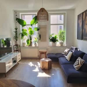 350m para a cidade com 2 quartos e varanda para relaxar