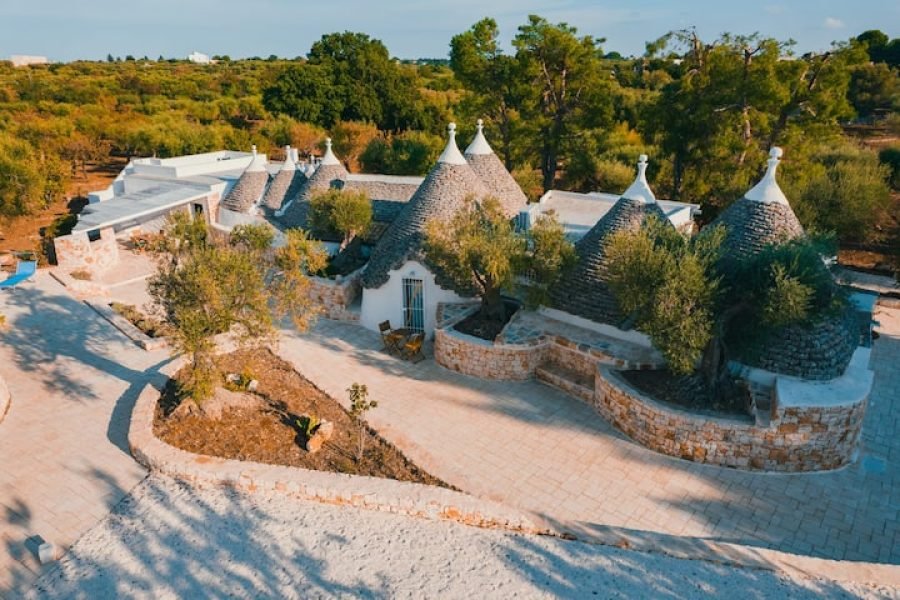 I casedd trulli com piscina