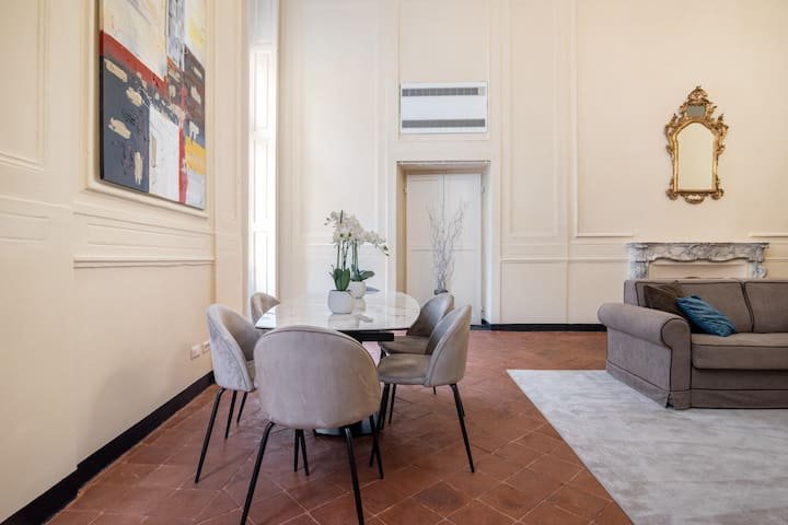 Casa fresca perto do aquário