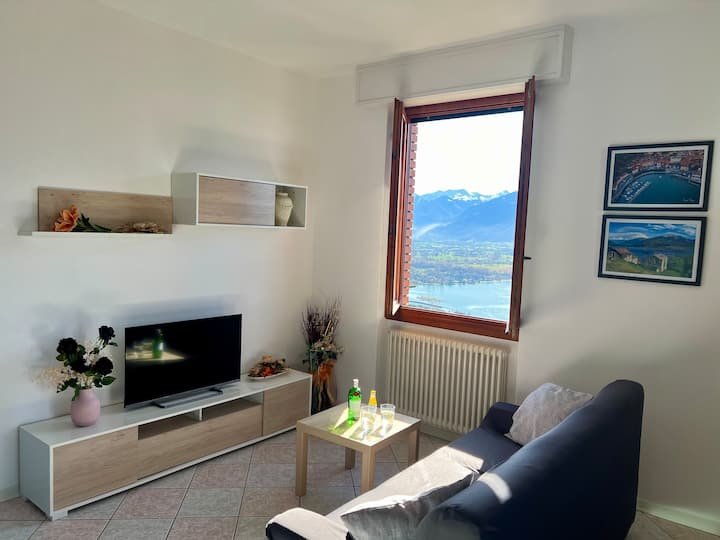 Terraço incrível no Lago de Como