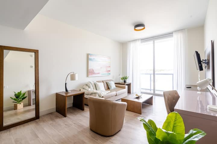 Vistas deslumbrantes da costa perto de Hollywood Beach