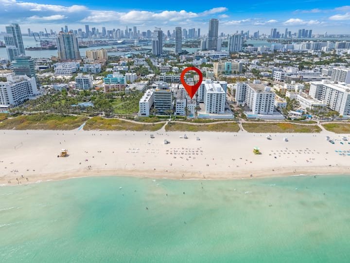 Condomínio South of Fifth Oceanfront com Beach Perks!