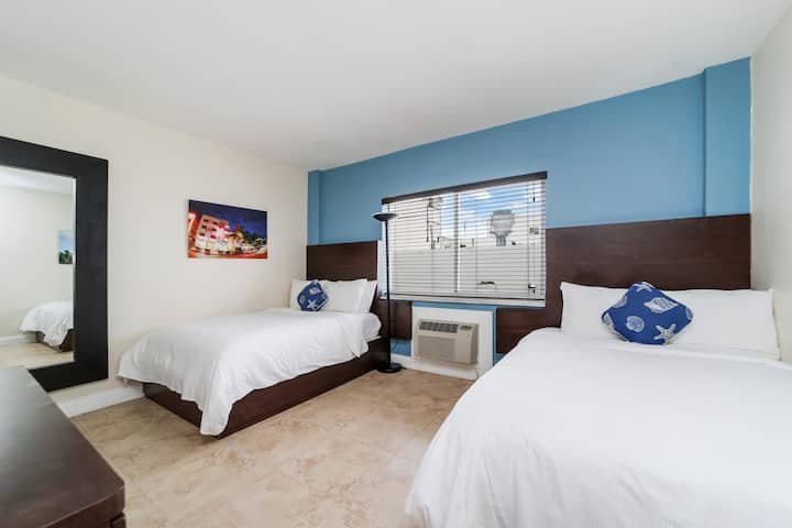 At Mine | Suíte dupla na Ocean Drive