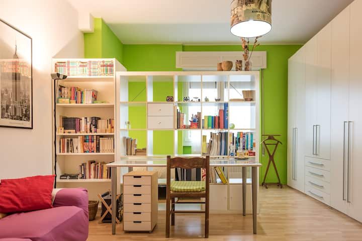 Aconchegante apartamento de três quartos no centro