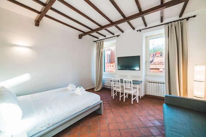 [TRASTEVERE] Apartamento com suíte em Trastevere