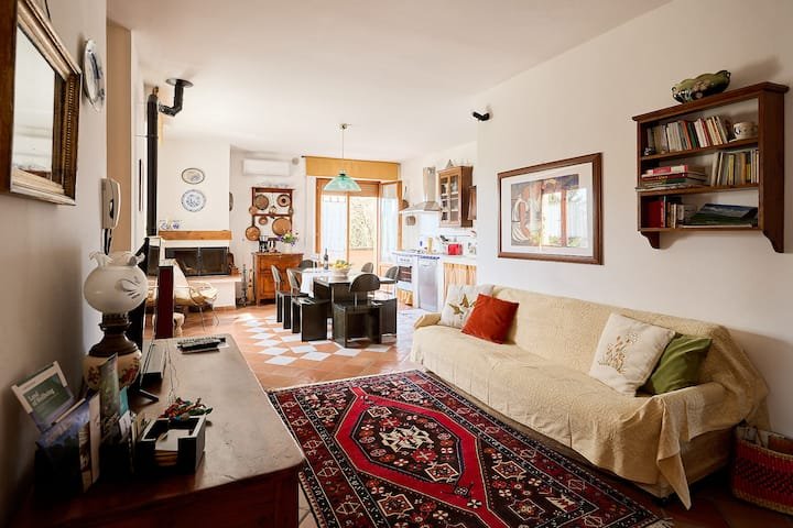 Apartamento toscano com terraço panorâmico em Pienza