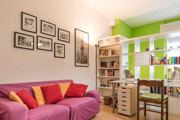 Aconchegante apartamento de três quartos no centro