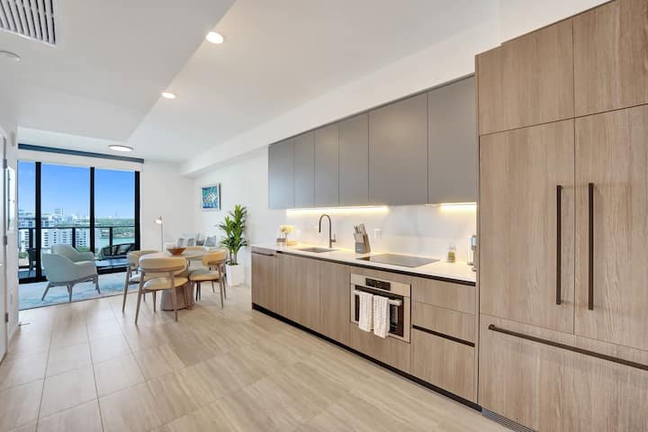 NOVO: Alegria à beira-mar: 1 quarto/1,5 banheiro na ensolarada Miami