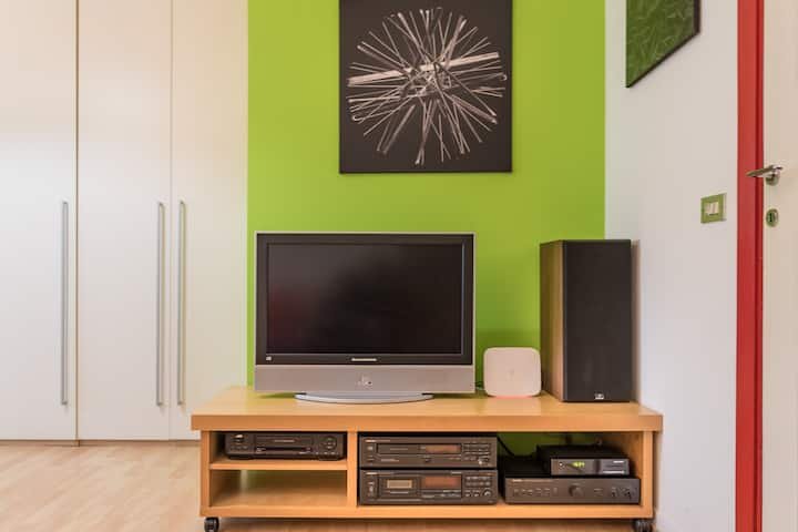 Aconchegante apartamento de três quartos no centro