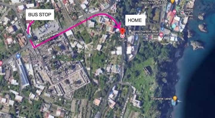 Lugar maravilhoso em Ischia