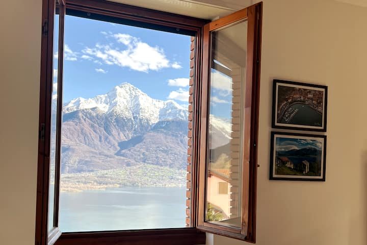 Terraço incrível no Lago de Como