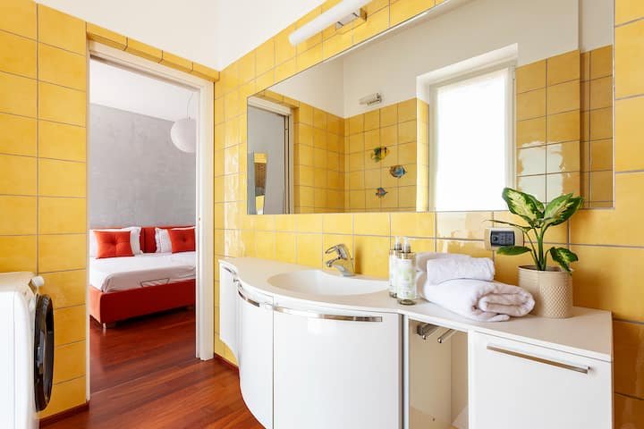 A cobertura vermelha – terraço 2 quartos parque privado