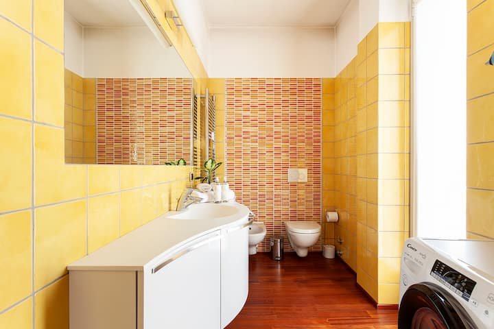 A cobertura vermelha – terraço 2 quartos parque privado