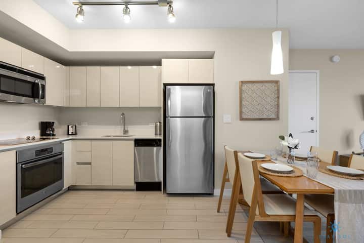 Apartamento espetacular: comodidades do resort + academia + piscina