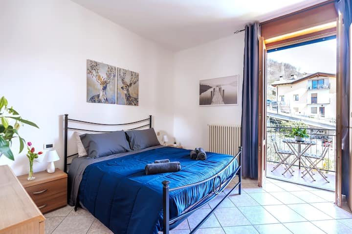 Terraço incrível no Lago de Como