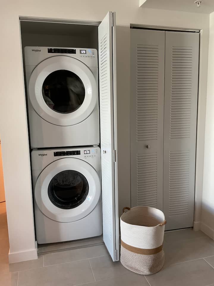 Apartamento tranquilo com uma cama