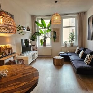 350m para a cidade com 2 quartos e varanda para relaxar