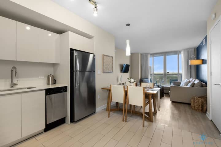 Apartamento espetacular: comodidades do resort + academia + piscina