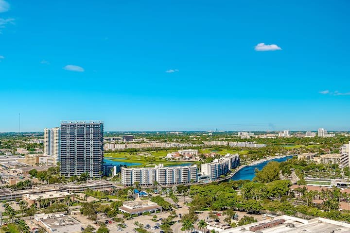 Estúdio encantador com vistas incríveis
