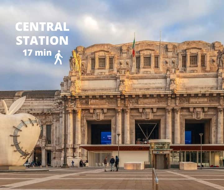 DUOMO 10min  Compras e relaxamento, ar-condicionado, Wi-Fi, varanda