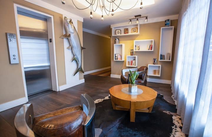 Apartamento estúdio, 2 camas queen size, cozinha, terraço